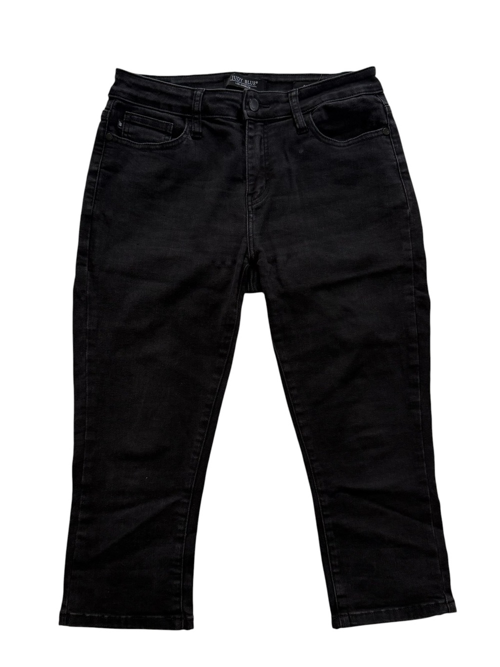 Judy Blue Women’s Size 7/28 Black Capri Fit Jeans Style# JB88239